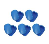 HEANUJJ Copriorecchie 10 Pezzi in Plastica Blu per Tintura Chioma Protegge le Orecchie e Facile da Indossare, per Applicazione Personale e Professionale