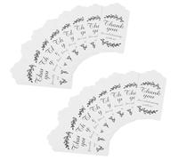 HEANUJJ Etichette Carta Kraft 1 Set con Corda 30m per Bomboniere e Decorazioni di Anniversari e Matrimoni