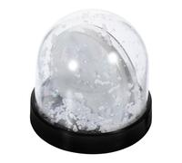HEANUJJ Globo di Neve Cornice per Foto in Plastica e Alluminio, Facile da Trasportare e Famiglia Durante Natale Le Vacanze Invernali