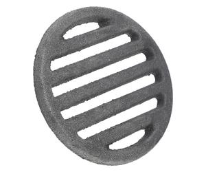 HEANUJJ Griglia Ignifuga Rotonda per Stufa a Legna, Accessorio Resistente per Focolare Interno ed Esterno, Griglia per Fuoco Patio Gestione Cenere e Controllo Calore Ottimale