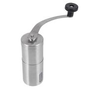 HEANUJJ Macinacaffè Manuale in Acciaio Inossidabile 304 Argento, Resistente alla Corrosione, Macinatore Professionale per Chicchi di Caffè, per Uso Domestico