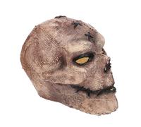 HEANUJJ Maschera in Lattice Spaventosa da Spaventapasseri per Halloween, Accessorio per Performance e Feste, Design Realistico e Divertente per Travestimenti