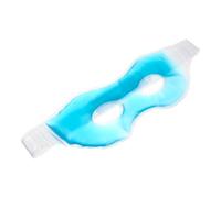 HEANUJJ Maschera per Occhi in Gel Pvc Blu Riutilizzabile, Copertura Occhi Fredda e Calda per Meditazione e Riposo, Trattamento Confortevole e Rinfrescante