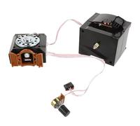 HEANUJJ Meccanismo Orologio cucù Senza Gancio Annuncio Orario a Volatile, Plastica Riutilizzabile Nera, Design Minimalista Semplice ed Elegante per Orologi da Parete Vintage