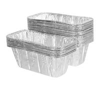 HEANUJJ Padelle in Alluminio 30 Pezzi, Vaschette Raccogli Grasso per Barbecue, capacità 800 Ml, Compatibili Griglie a Gas, Accessori Cucina per Esterni