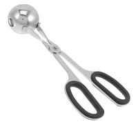 HEANUJJ per Polpette per Cucina in Inossidabile Impugnatura in Gomma Nera, Design a Forbice, Facile da Pulire e Preparazione di Polpette e Palline di Riso