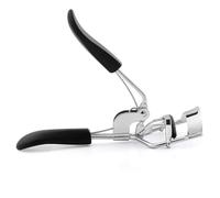 HEANUJJ Piegaciglia per Ciglia Perfettamente Arricciate Manuale in Acciaio Inox Nero Silicone e Abs, Mini e Portatile, Adatto a Tutte le Forme degli Occhi