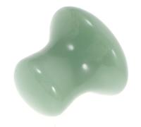 HEANUJJ Pietra da Massaggio a Forma di Fungo in Jade Verde, Massaggiatore per Viso e Collo, Strumento Portatile per Rilascio Trigger Point e Miglioramento della Circolazione, Adatto