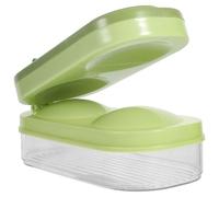 HEANUJJ Pressa per Ravioli Manuale 3 in 1 Design Ergonomico, Materiale Pp Riutilizzabile e Scatola di Conservazione Integrata per Preparare Facilmente i Dumpling in Casa