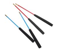 HEANUJJ Set 4 Pezzi Bastoni da Giocoleria in Fibra Chimica e Schiuma Impugnatura Comoda e Design Bilanciato per Allenamento e Principianti