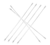HEANUJJ Set 6 Pezzi Bacchette Trasparenti per Tende Verticali 53-56 Cm, Aste Lunghe Bianche per Apertura e Inclinazione Persiane, Accessori Pratici per Casa e Ufficio