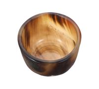 HEANUJJ Set da 1 Tazza da Tè Kung Fu in Corno Naturale, Piccola Coppa da Tè Retrò Artigianale per Bere Pomeridiano, Utensile Cinese per Casa, Ufficio e Colore Stile