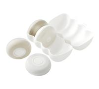 HEANUJJ Set Flaconi per Cosmetici da Viaggio Dispenser Airless, Contenitori Ricaricabili per Shampoo e Lozioni, Barattoli Compatti per Crema Viso, per Trasportare Prodotti di Bellezza