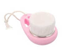 HEANUJJ Spazzola per Pulizia Viso Doppia in Silicone Design Semplice e Struttura a Doppia Faccia, Adatta alla Maggior Parte dei Tipi di Pelle, Facile da Conservare