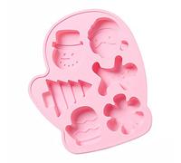 HEANUJJ Stampo in Silicone per Dolci a Forma di Guanto Natalizio, Riutilizzabile e Facile da Pulire, per Torte e Creazioni Fai-da-te a Casa