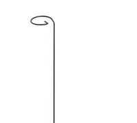 HEANUJJ Supporto per Piante in Metallo Nero 10 Pezzi Struttura Elegante e Finitura Liscia per Giardinaggio e Miglior Circolazione Naturale delle Piante