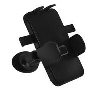 HEANUJJ Supporto per Telefono da Auto in Abs Rotazione a 360 Gradi e Presa Sicura, Base Palla da 17mm, Design Minimalista Nero per Navigazione in Auto
