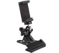 HEANUJJ Supporto per Telefono per Chitarra Clip Testa 360 Gradi, Facile da Smontare senza Attrezzi, in Plastica Nera per Performance Musicali e Visione Spartiti
