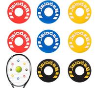 Heanvmyss Ammortizzatore per Racchetta da Tennis,8 Pezzi Smorzatore di Vibrazioni Tennis in Silicone,Set di Antivibrazioni Tennis per Giocatori di Tennis