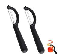 Heanvmyss Pelapatate Universale,2 Pz Pelaverdure in Acciaio Inossidabile,Pelapatate Professionale,Pela Patate e Verdure,Sbucciatore Manuale per Carote e Verdure Varie e Frutta,Campeggi,Picnic,Viaggi