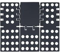 Heanvmyss Tavola Pieghevole per Vestiti,Piega Abiti,Piegavestiti Salvaspazio,Tavoletta Piega Indumenti,Piega Magliette,Cartelle per Abbigliamento Tavole per Adulti e Bambini(Nero,68x57 cm)