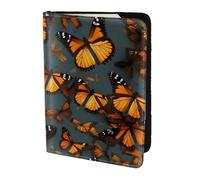 Heaps Of Orange Monarch Butterflies Printing - Porta passaporto, essenziale da viaggio, carte e passaporto, antifurto, dimensioni adatte a tutti i passaporti standard