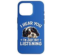 Hear You Listening Tri Color Cavalier King Charles Spaniel Custodia per iPhone 16 Pro
