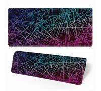 Hearda 3D Tappetino Mouse, Tecnologia Laser Stampa Tappetino Mouse XXL/XL/L, Tappetino Mouse Gaming con Base in Antiscivolo e Bordi Cuciti, Mouse Pad per Ufficio e Casa (Rosa,900x400x3mm)