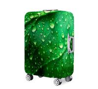 Hearda Copri Valigia 18-32 Pollici,Gocce d'acqua Multicolori Coprivaligia Elastico con Cerniera,Coprivaligia Antipolvere Antigraffio,Viaggi Business Coperture Valigie (Verde,XL (30-32 pollici))