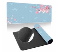 Hearda Modello Tappetino Mouse, Sakura Multicolore Tappetino Mouse XXL/XL/L,Tappetino Mouse Gaming con Base in Antiscivolo e Bordi Cuciti,Mouse Pad per Ufficio e Casa (1200x600x3mm,Blu)