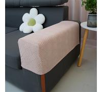 Hearda Moderno Lunga Copri Braccioli,Universale Copribraccioli, 2/4/6 Pz Copri Divano, Copridivano Elasticizzato,Copri Poltrona con Braccioli per Poltrone,Divano,Braccioli (Rosa,2 Pezzi)