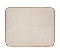 Hearda Tappetino Pipì Cane Lavabile, Tappetini Assorbenti Trapuntato per Cani Riutilizzabili Traversine Addestramento Assorbente Asciugatura Rapida Antiscivolo per Viaggi Auto (Beige,60x47cm)