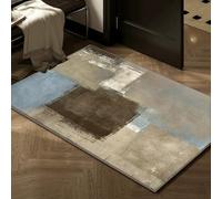 Hearda Tappeto Morbido Pelo Corto Moderno, Tappeto Imitazione Cashmere Camera da Letto Salotto con Fondo Antiscivolo Stile Vecchio Tappetino Lavabile per Decorazione (Stile Vintage,80x120cm)