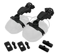 HEARFALCOM Adattatore tattico per casco ARC, compatibile con gli auricolari del rasoio del camminatore (rasoio Walkers, Walkers Razor Digital) (BK)