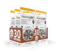 Hearing360 batterie per apparecchi acustici PR41 misura 312, pile senza mercurio extra durata e affidabilità (5 blister marrone)