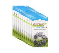 Hearing360 batterie per impianti cocleari PR44 misura 675P, potenza costante e lunga durata, pile senza mercurio con tecnologia zinco-aria (5 blister blu)