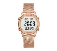 Hearkent Orologio contapassi da donna, contapassi, con contacalorie, non Bluetooth, impermeabile fino a 30 m, display LCD con numeri grandi, orologio da polso per passeggiate e attività quotidiane