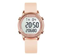 Hearkent Orologio contapassi non connesso da donna | Senza Bluetooth, Calorie e Distanza, Orologio, Cronometro Timer, Display Retroilluminazione, 30M Impermeabile