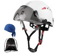 HEARMOR Casco di sicurezza ANSI Z89.1 certificato - Casco da lavoro ultraleggero con ventilazione, sistema di comfort a 6 punti, casco protettivo di alta qualità con design traspirante e sicurezza