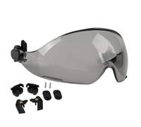 HEARMOR Casco protettivo con visiera di ricambio, Smoke per protezione dai raggi UV, trasparente per una chiarezza duratura - Montaggio rapido - disponibile in due colori
