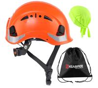 HEARMOR Mervex Vent Air ABS Casco da cantiere EN12492 certificato per altitudine, resistente agli urti