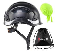 HEARMOR Mervex Vent Air ABS Casco da cantiere EN12492 certificato per altitudine, resistente agli urti
