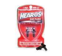 Hearos - Tappi per orecchie serie Rock 'n Roll con custodia inclusa, 1 paio di schiuma