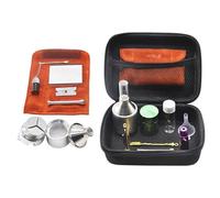 HEARSO 12 Pezzi Kit Strumenti per Fumatori,Kit per Snuff Fiuto Aspiratore Nasale Sniffer Snuff Bocca Pipa Cucchiaio Tabacco Bottiglia Smerigliatrice Erbe Portatili Gli Amanti Snuff