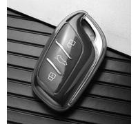 HEARSO Custodia Protettiva per Chiave Auto TPU Custodia Protettiva per Chiave remota per Auto, per MG ZS HS 5 6 EZS per Roewe RX8 RX5 RX3 I6 I5 con Portachiavi Portachiavi