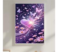Heart 300 Piece Jigsaw Puzzles for Adults, Colourful, Challenging & Brainteasing Adult puzzles 300 Pieces Pink Daisy, Fun jigsaws for The Whole Family 16x11 inch