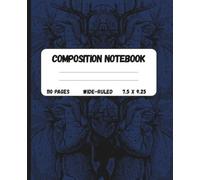 Heart Anatomy Composition Notebook - Wide Ruled, 110 Pages, 7.5" x 9.25" - Vertical Heart Cover: Bold vertical human heart design - great for students, nurses, journaling, or science lovers