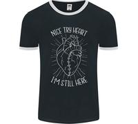 Heart Attack Recovery Survivor Uomo Ringer T-Shirt FotL