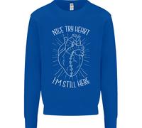 Heart Attack Recovery Survivor Uomo Sweatshirt Jumper