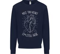 Heart Attack Recovery Survivor Uomo Sweatshirt Jumper